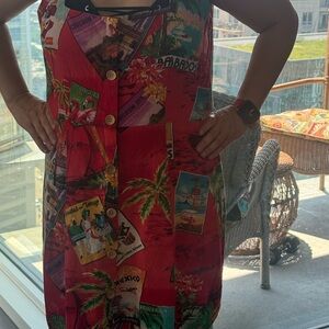 Botton down mini dress from Desigual designer